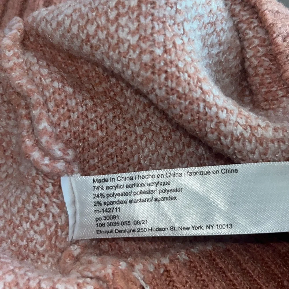 Eloquii Pink and Brown Patterned Sweater - Picture 4 of 4